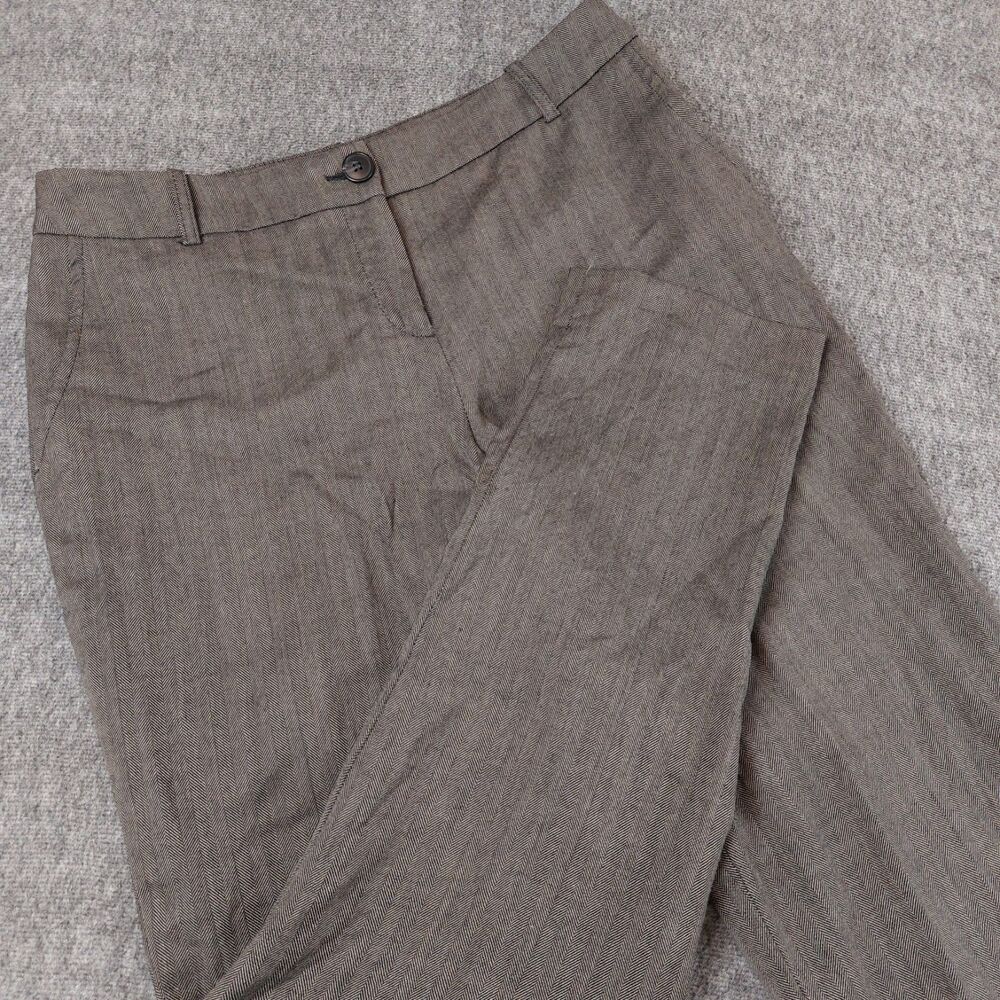 Pendleton 100% Virgin Wool Trousers Women's Size 8 (Fit 31x29) Brown Pants